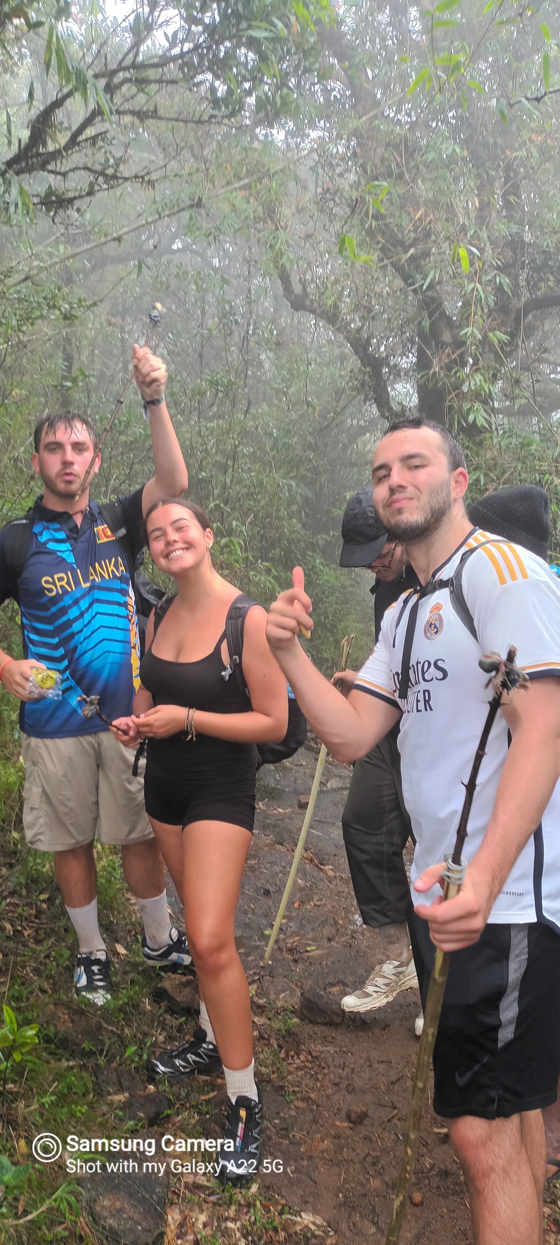 Trekking through Knuckles forest