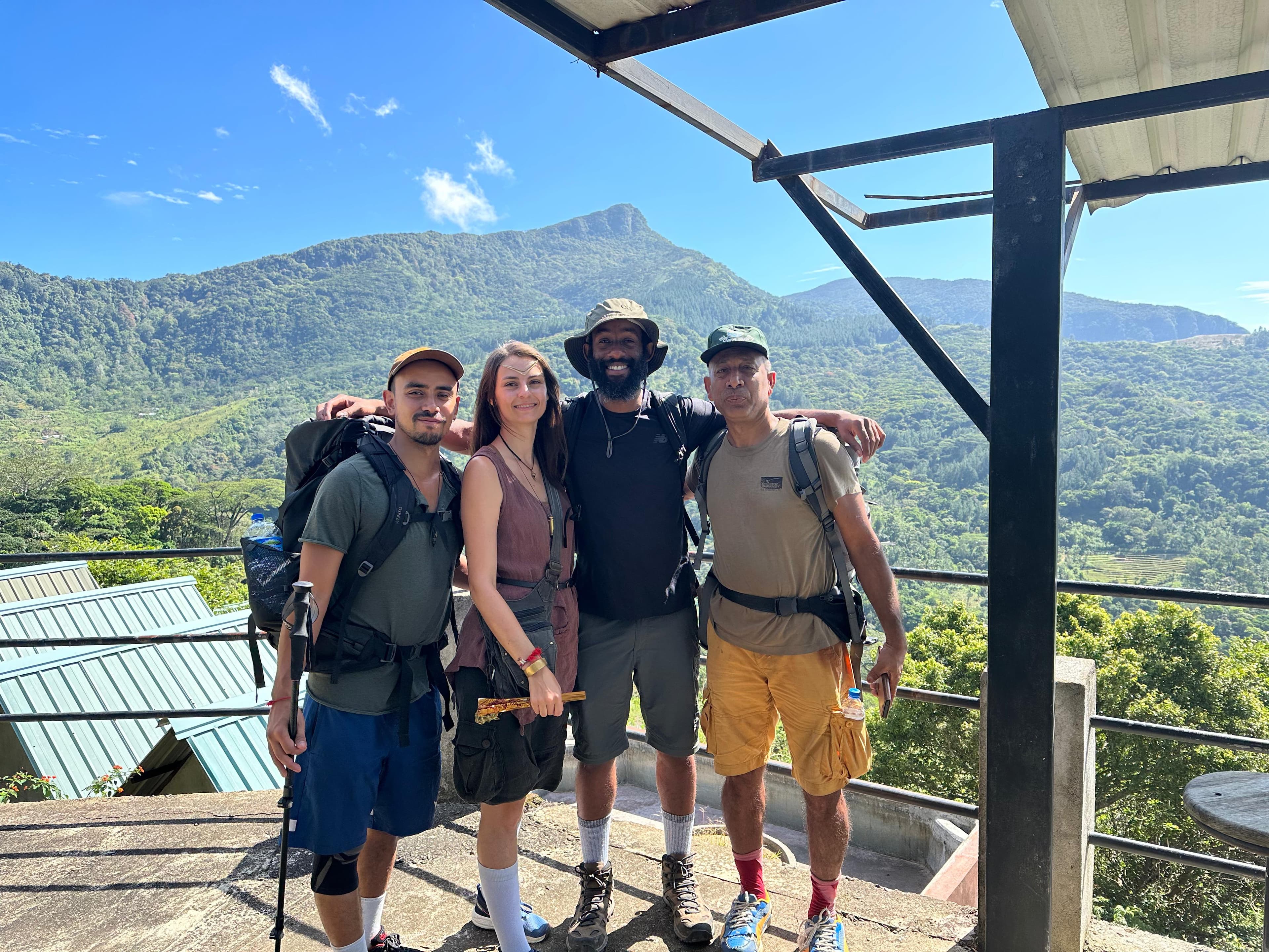 Scenic view of Knuckles mountain range in Kandy